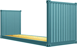 20 и 40 футовый контейнер Flat Rack Container